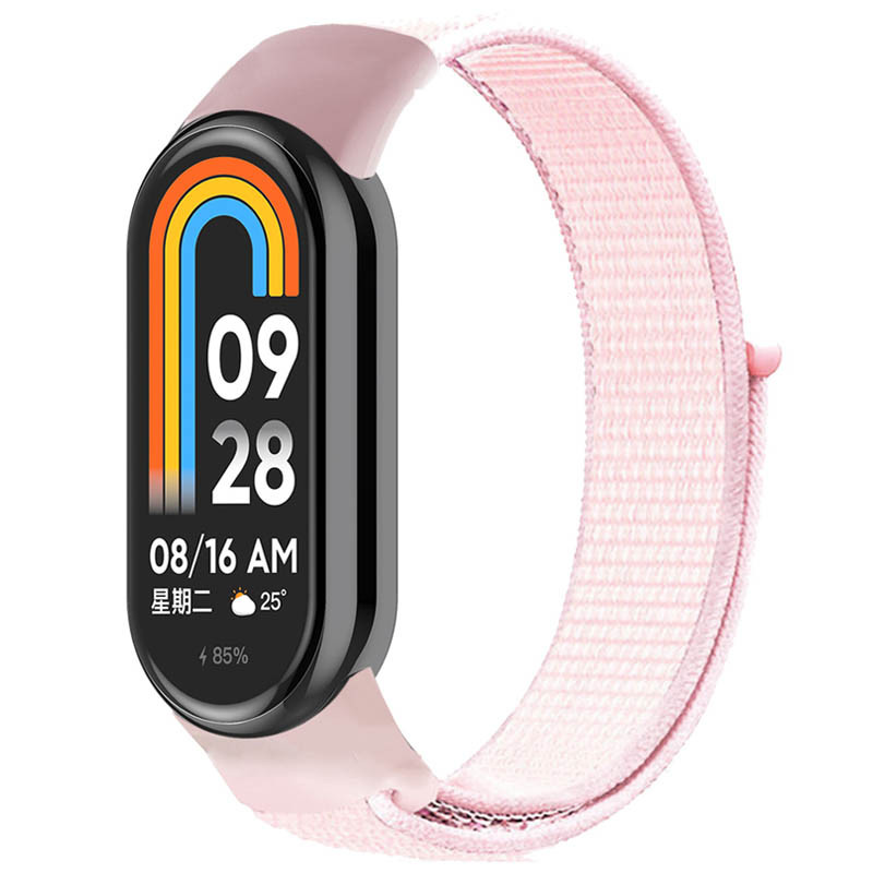 Ремешок Nylon New для Xiaomi Mi Band 8/9/10 (Pearl Powder)
