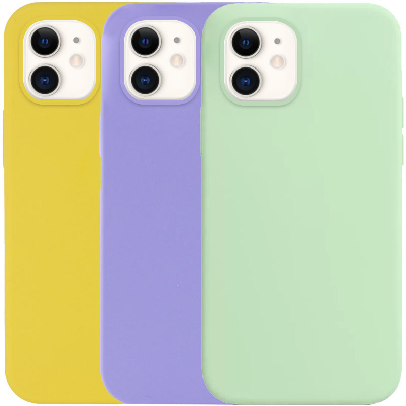 Чехол Silk (AA) NO LOGO with Magnetic Fit для Apple iPhone 13 (6.1")