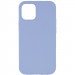 Чехол Silk (AA) NO LOGO with Magnetic Fit для Apple iPhone 13 (6.1") (Голубой / Lilac Blue)