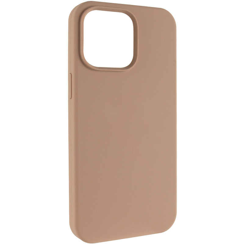 Чехол Silk (AA) NO LOGO with Magnetic Fit для Apple iPhone 14 Pro (6.1") (Бежевый / Desert Gold)