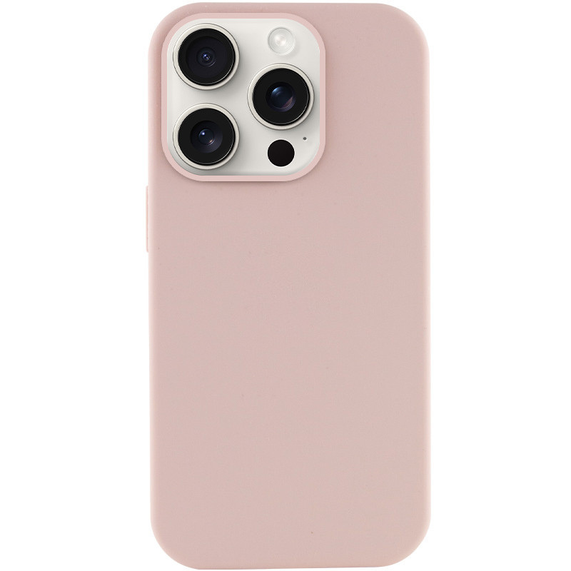 Фото Чехол Silk (AA) NO LOGO with Magnetic Fit для Apple iPhone 15 Pro Max (6.7") (Розовый / Pink Sand) на vchehle.ua