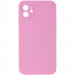 Silicone Case Square Full Camera Protective (AA) NOLOGO на Apple iPhone 11 (6.1") (Рожевий / Light pink)