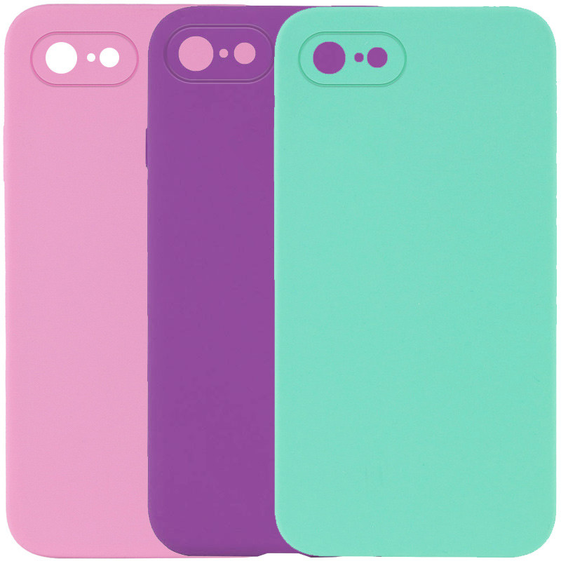 Чехол Silk Square Full Camera Protective (AA) NO LOGO для Apple iPhone 7/8/SE (2020) (4.7")