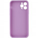 Фото Силиконовый чехол Candy Full Camera для Apple iPhone 12 Pro Max (6.7") (Сливовый / Purple) на vchehle.ua