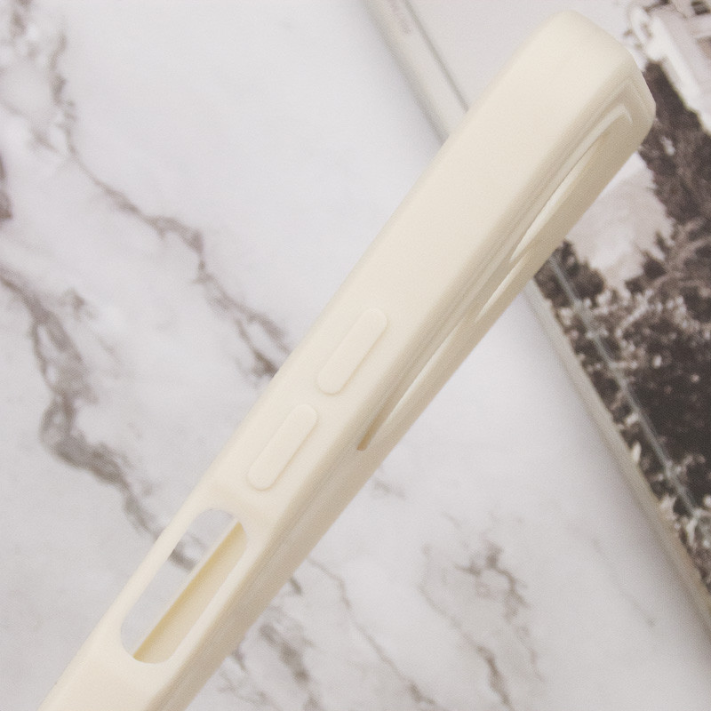 Силіконовий чохол Candy Full Camera на Infinix Hot 30 (Бежевий / Antigue White) в магазині vchehle.ua