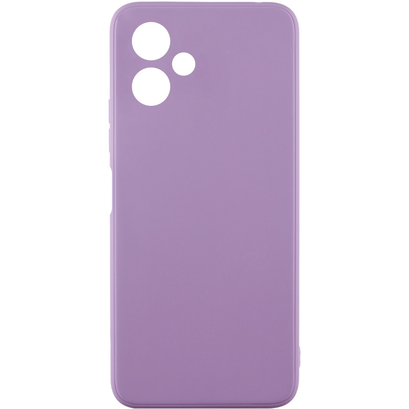 Силіконовий чохол Candy Full Camera на Samsung Galaxy A08 / A07 (Бузковий / Dasheen)