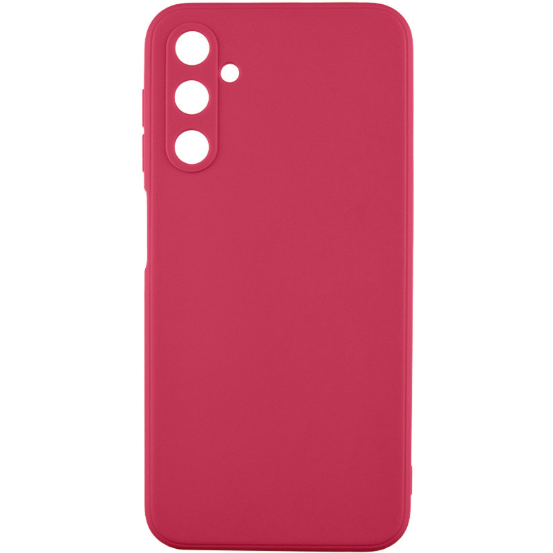 Силиконовый чехол Candy Full Camera для Samsung Galaxy A18 / A17 (Бордовый / Burgundy)