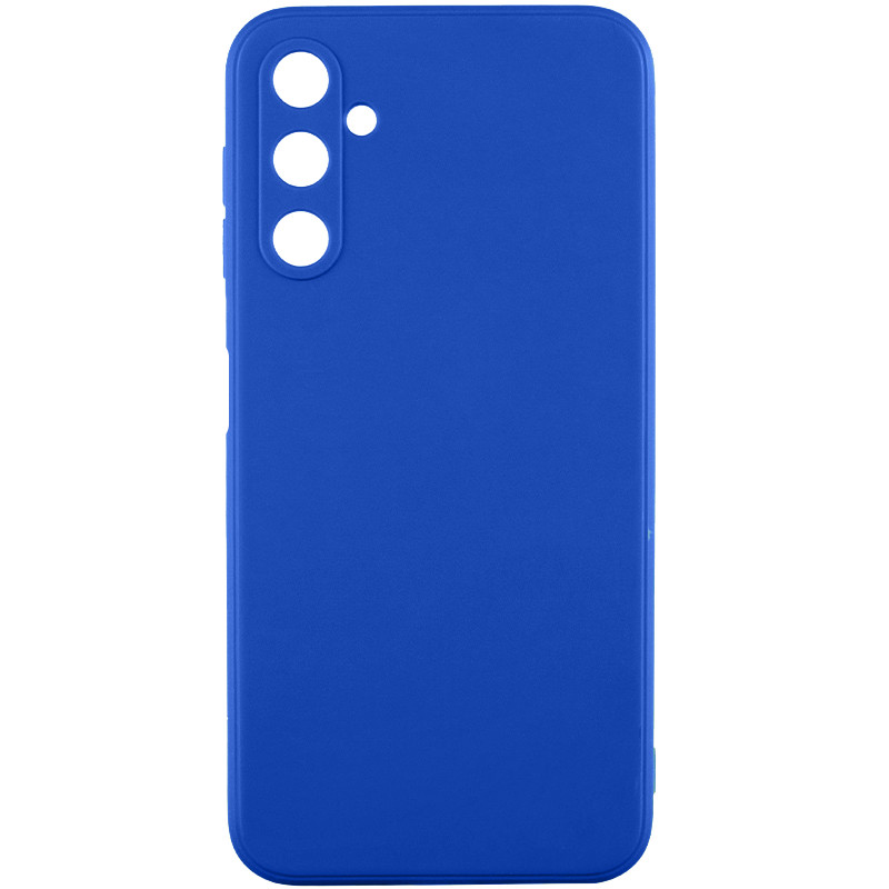 Силиконовый чехол Candy Full Camera для Samsung Galaxy A18 / A17 (Синий / Dark Blue)