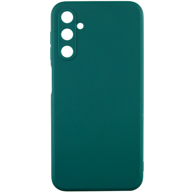 Силиконовый чехол Candy Full Camera для Samsung Galaxy A26 5G (Зеленый / Dark green)
