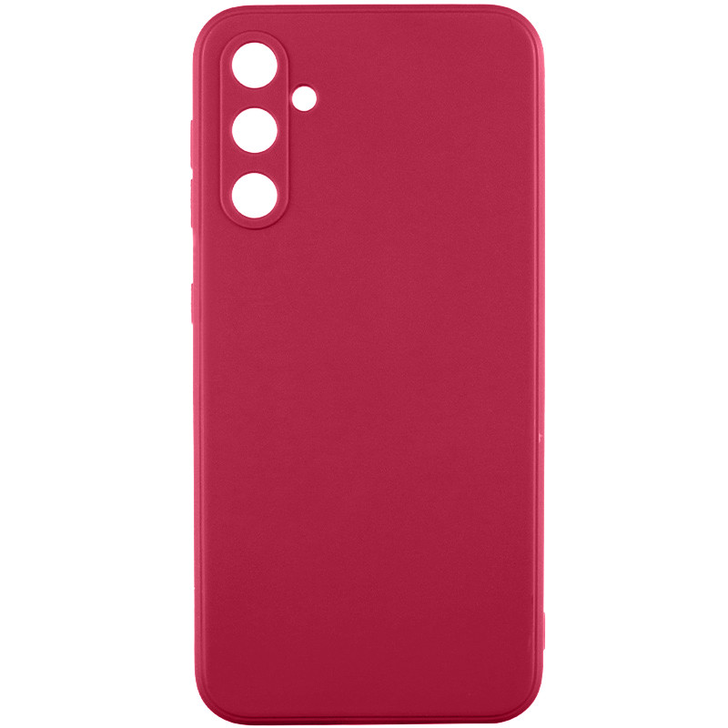 Силиконовый чехол Candy Full Camera для Samsung Galaxy A36 5G (Бордовый / Burgundy)