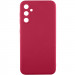 Силиконовый чехол Candy Full Camera для Samsung Galaxy A36 5G (Бордовый / Burgundy)