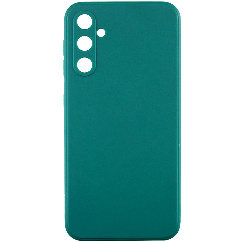 Силиконовый чехол Candy Full Camera для Samsung Galaxy A36 5G (Зеленый / Dark green)