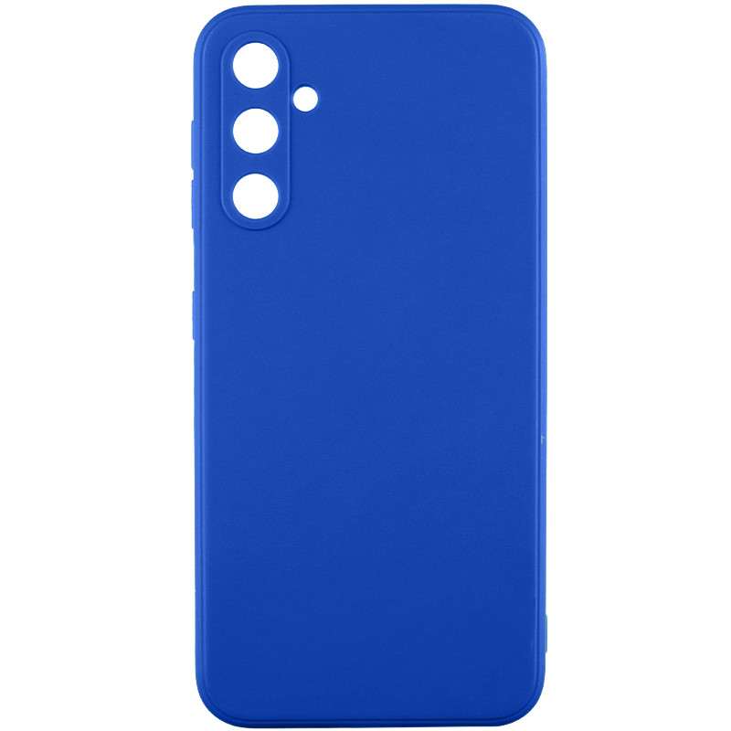 Силиконовый чехол Candy Full Camera для Samsung Galaxy A36 5G (Синий / Dark Blue)