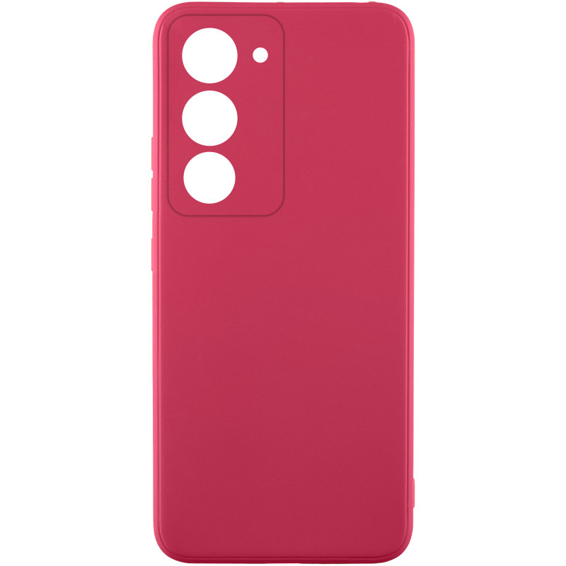 Силіконовий чохол Candy Full Camera на Xiaomi Redmi 15 4G (Global) / 5G (Бордовий / Burgundy)