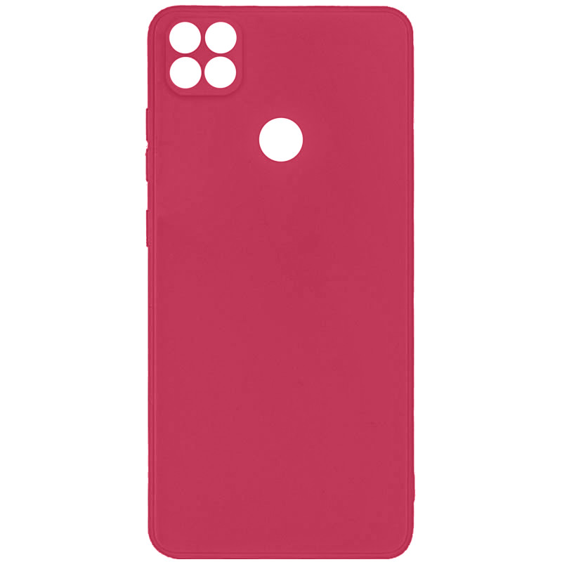 Силиконовый чехол Candy Full Camera для Xiaomi Redmi 9C (Бордовый / Burgundy)
