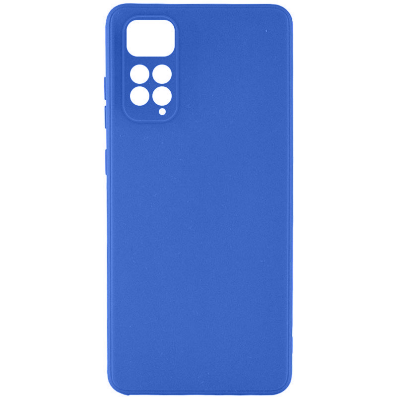 Силіконовий чохол Candy Full Camera на Xiaomi Redmi Note 11 (Global) / Note 11S (Синій / Dark Blue)
