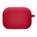 Силіконовий футляр з мікрофіброю для навушників Airpods Pro 3 (Червоний / Rose Red)