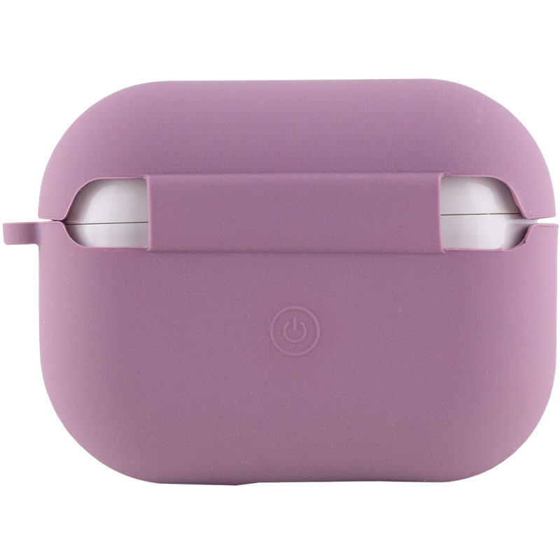 Фото Силіконовий футляр з мікрофіброю для навушників Airpods Pro 3 (Ліловий / Lilac Pride) в маназині vchehle.ua