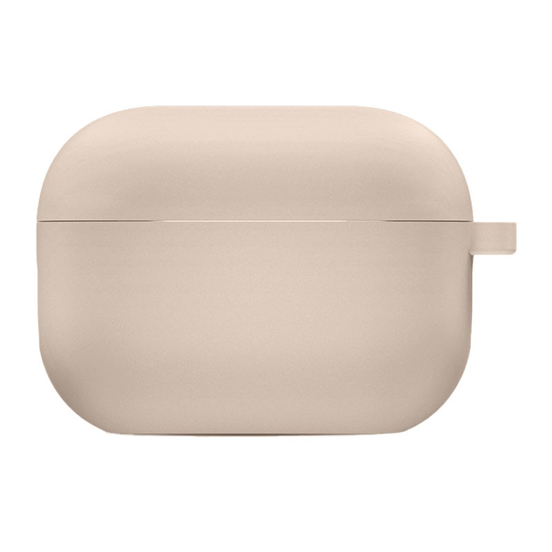 Силіконовий футляр з мікрофіброю для навушників Airpods Pro 3 (Рожевий / Pink Sand)