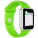 Силіконовий ремінець на Apple Watch 42(ser.1-3)/44/45/46/49mm (Зелений / Green)