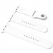 Силиконовый ремешок для Apple Watch Sport Band 38/40/41/42mm(ser.10) (S/M & M/L) 3pcs (Белый / White)