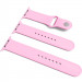 Силиконовый ремешок для Apple Watch Sport Band 38/40/41/42mm(ser.10) (S/M & M/L) 3pcs (Розовый / Light pink)