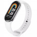 Силиконовый ремешок для Xiaomi Mi Band 8/9/10 (Белый / White)