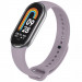 Силиконовый ремешок для Xiaomi Mi Band 8/9/10 (Сиреневый / Lilac)