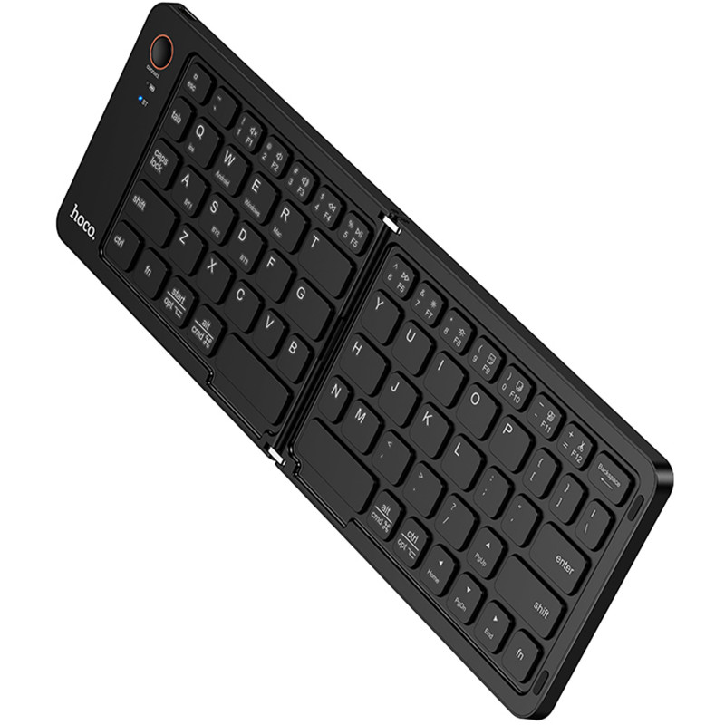Фото Клавіатура бездротова складана Hoco GM71 Proficient mini 2.4G (Black) в маназині vchehle.ua