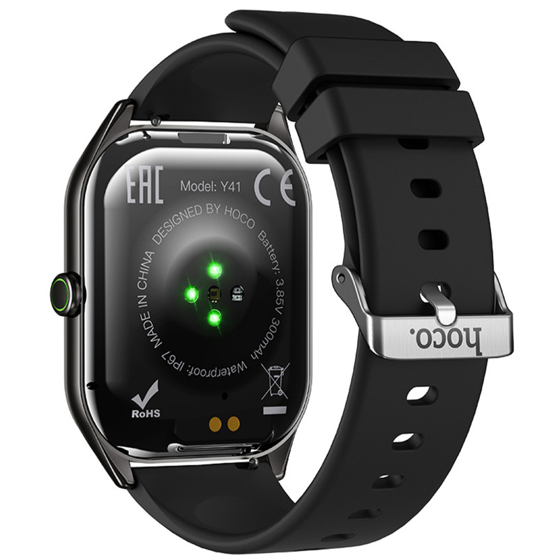 Фото Смарт-часы Hoco Y41 Smart sports watch (call version) (Black) в магазине vchehle.ua