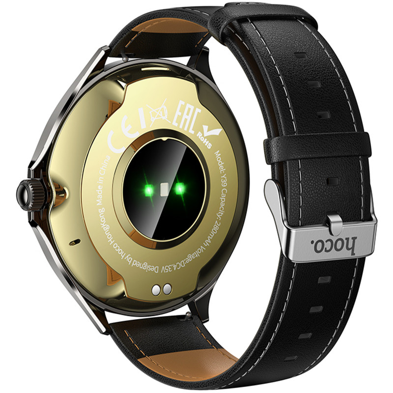 Фото Смарт-часы Hoco Y39 Smart sports watch (call version) (Black) в магазине vchehle.ua