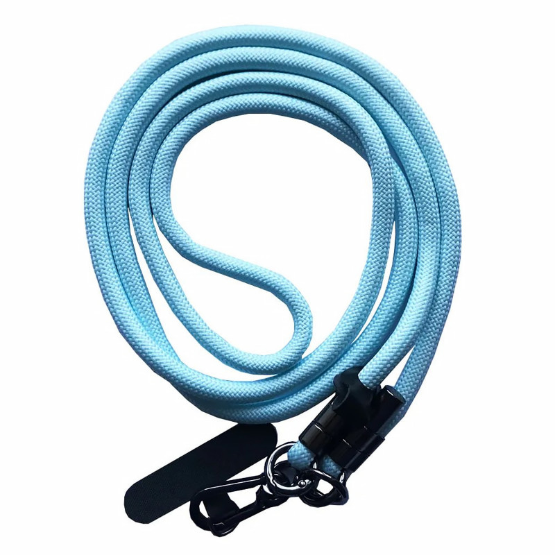 Шнурок Cable black (8мм) 150см (Light Blue)