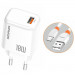 СЗУ Amaya E56 QC3.0 18W (1USB-A) + кабель USB to MicroUSB (White)