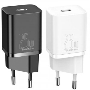 СЗУ Baseus Super Si Quick Charger PD25W (1USB-C) (CCSP)
