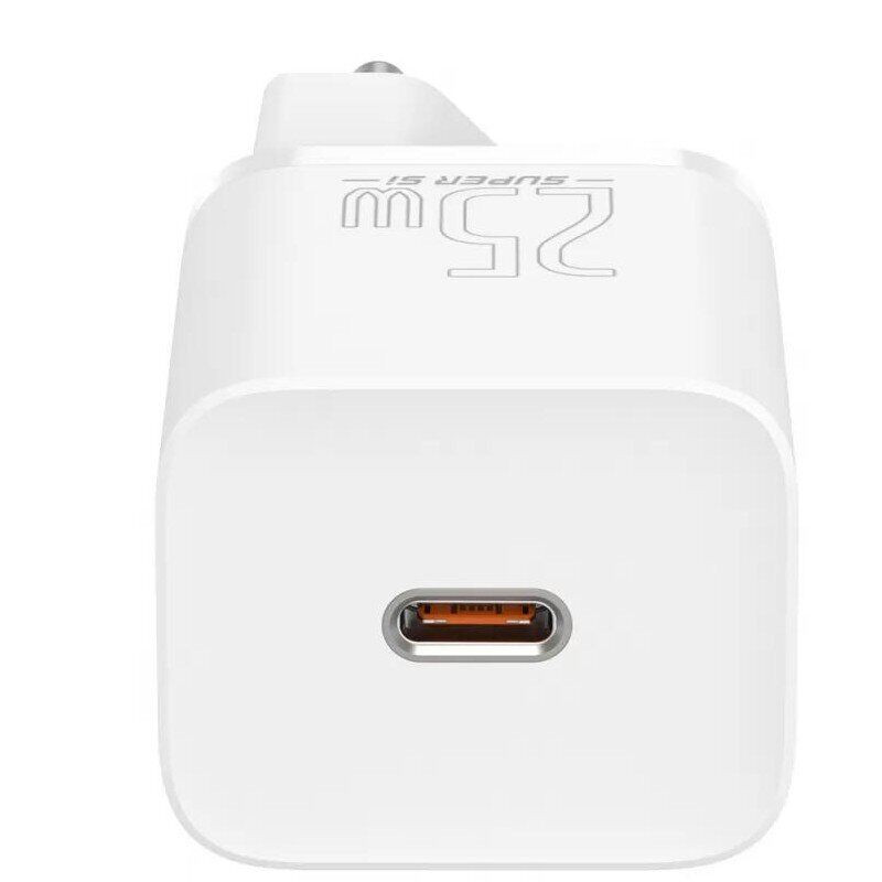 Фото СЗУ Baseus Super Si Quick Charger PD25W (1USB-C) (CCSP) (Белый) в магазине vchehle.ua