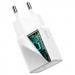 Фото СЗУ Baseus Super Si Quick Charger PD30W (1USB-C) (CCSUP-J) (Белый) на vchehle.ua