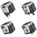 Фото Сетевой универсальный переходник Hoco AC5 Level 2USB+Socket (Black) в магазине vchehle.ua