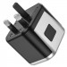 Сетевой универсальный переходник Hoco AC5 Level 2USB+Socket (Black) в магазине vchehle.ua