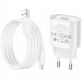 Заказать СЗУ Hoco C109A Fighter 10.5W (1USB-A) + кабель USB to Lightning (White) на vchehle.ua