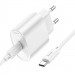 Фото СЗУ Hoco C109A Fighter PD20W (1USB-C) + кабель Type-C to Type-C (White) в магазине vchehle.ua