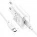 СЗУ Hoco C109A Fighter PD20W (1USB-C) + кабель Type-C to Type-C (White) в магазине vchehle.ua