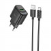 СЗУ Hoco C140A Smart QC3.0 18W (1USB-A) + кабель USB to Type-C (Black)