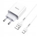 МЗП Hoco C81A Asombroso 2.1A (1USB-A) + кабель USB to Type-C