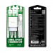 Замовити МЗП Hoco C81A Asombroso 2.1A (1USB-A) + кабель USB to Type-C (Білий) на vchehle.ua