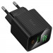 Купить СЗУ Hoco CS83A Excellent with digital display PD20W+QC3.0 (1USB-A/1C) (Black) на vchehle.ua