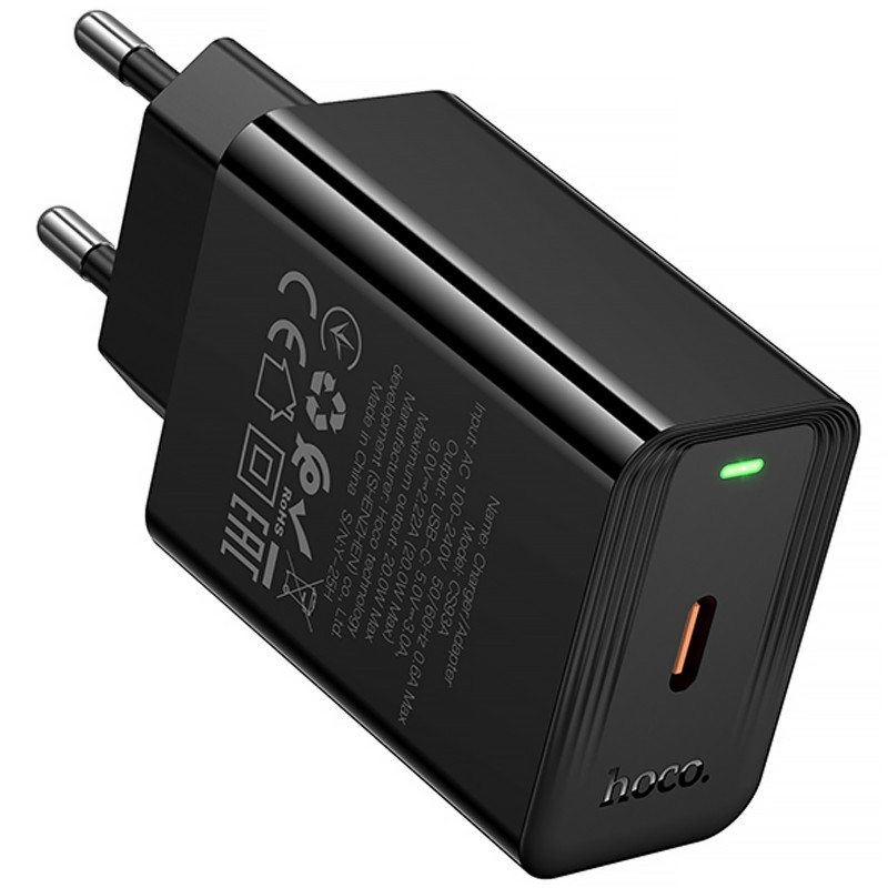 Заказать СЗУ Hoco CS93A Leader 20W (1USB-C) (Black) на vchehle.ua