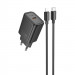 МЗП Hoco N62 Gentle PD30W (1USB-C) + кабель Type-C to Lightning (Black)