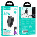 МЗП Hoco N62 Gentle PD30W (1USB-C) + кабель Type-C to Lightning (Black) в магазині vchehle.ua