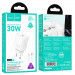МЗП Hoco N62 Gentle PD30W (1USB-C) + кабель Type-C to Lightning (White) в магазині vchehle.ua