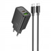 СЗУ Hoco N63 Gentle PD30W+QC3.0 (1USB-A/1C) + кабель Type-C to Type-C (Black)